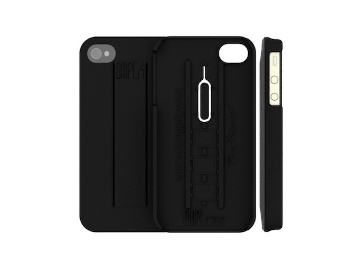 SIMPLcase - iPhone 4 / 4s case for travelers 3d printed 