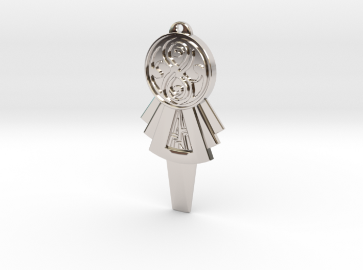 Seventh Doctor's T.A.R.D.I.S. Key Pendant 3d printed