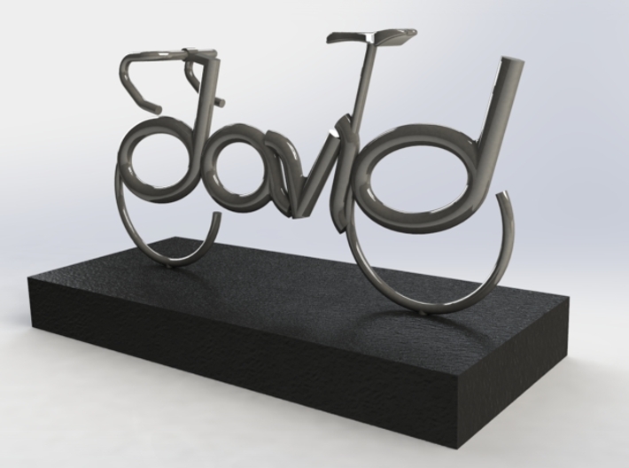 David Bicycle 3d printed 