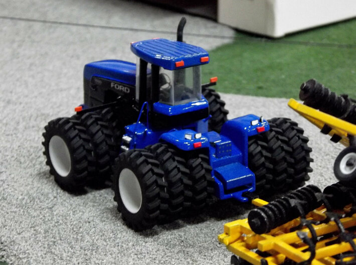 1/64 New Holland / Ford 9880 Detail Kit 3d printed A completed tractor utilizing the detail kit