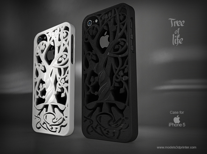 Iphone 5, 5S case &quot;Tree of life&quot; 3d printed