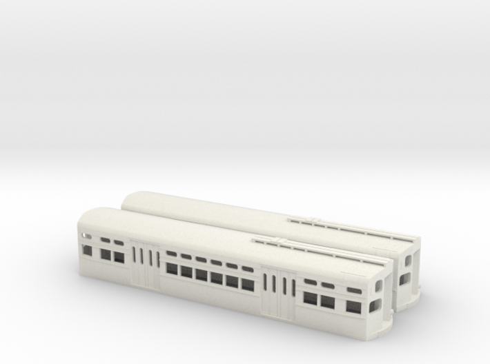 CTA Flat Door 6000s Pair with Trolley Boards 3d printed