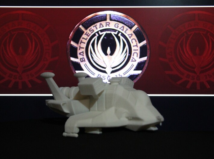 Raptor, Combat in Flight (Battlestar Galactica) 3d printed