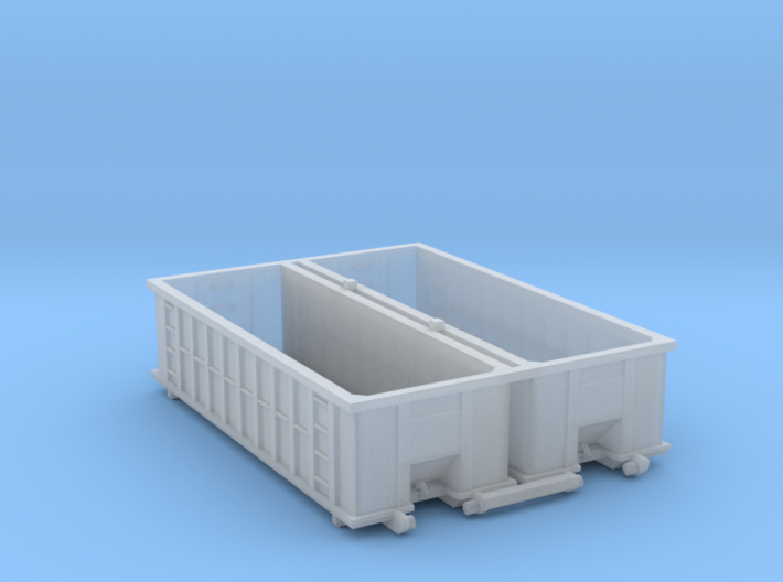 Industrial Dumpster 30yd (Qty 2) - N 160:1 Scale 3d printed
