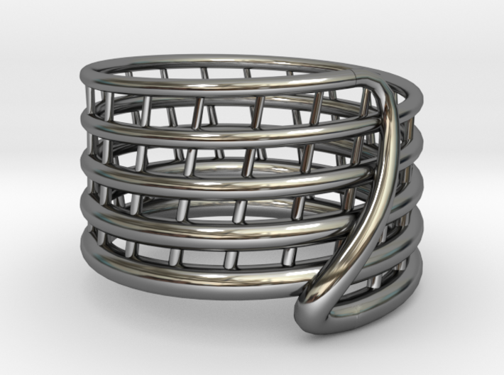 Ripple Ring Size12 3d printed 