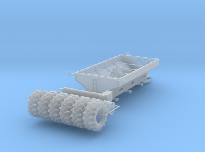 1/64 Grain Cart 3 axle with wheels and tires 3d printed