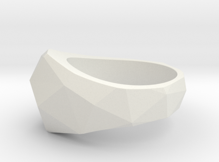 Low Poly Ring 3d printed