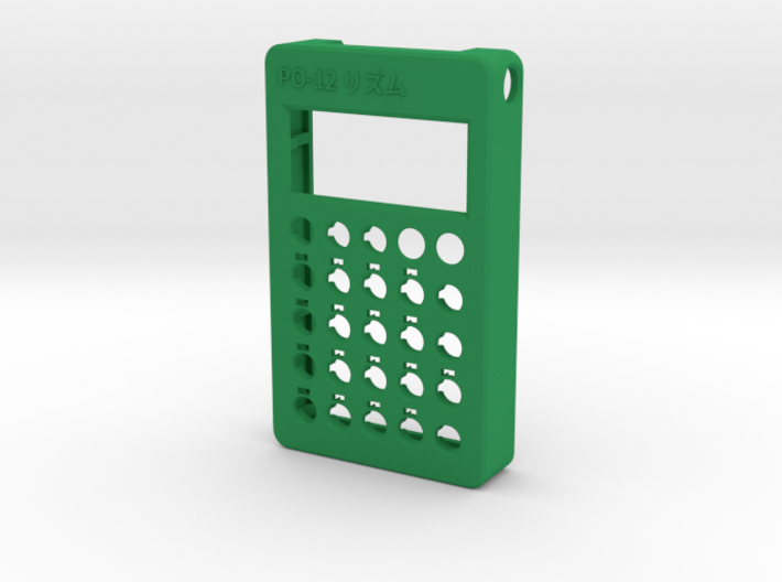 PO-12 case front 3d printed