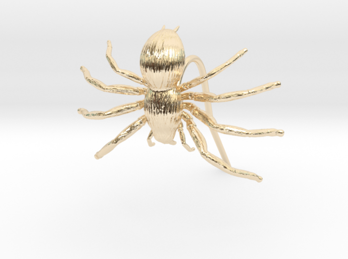 Spider Earring 3d printed