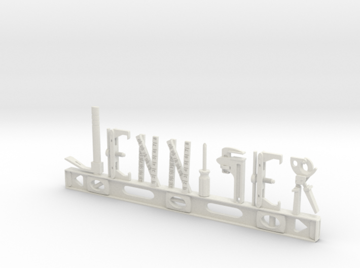 Jennifer Nametag 3d printed