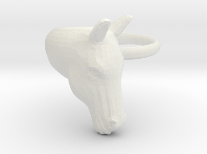 Horse Ring size 2 3d printed