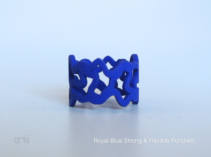 Tessellation Ring - 18,5mm 3d printed