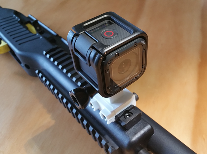 GoPro Simple Picatinny Clamp Mount 3d printed