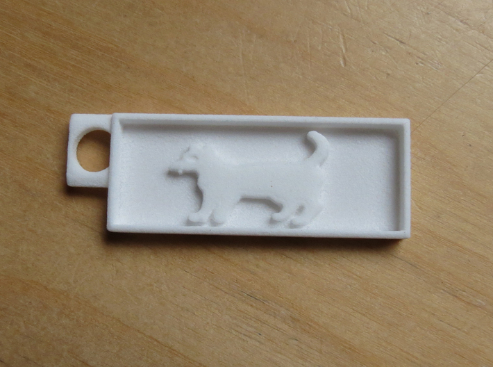 Cat key chain 3d printed 