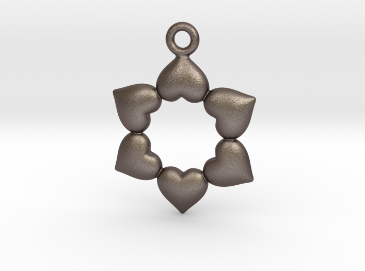 Round Dance Of Hearts 3d printed