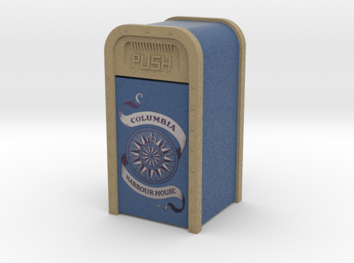 Columbia Harbor House Trash Can 3d printed