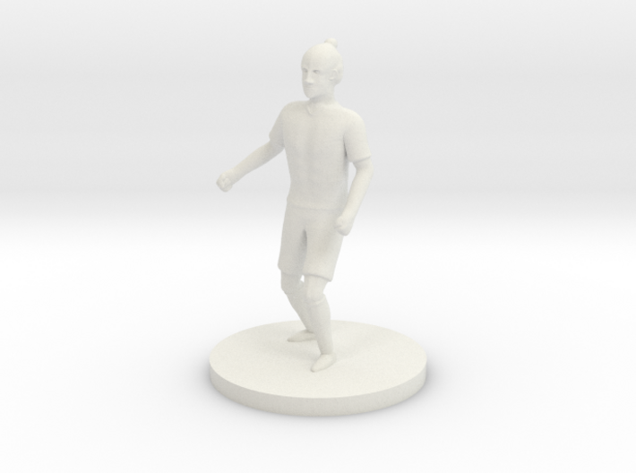 Welsh Football Player 3d printed