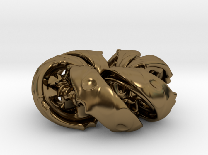 Xylem Pocket Sculpture 3d printed