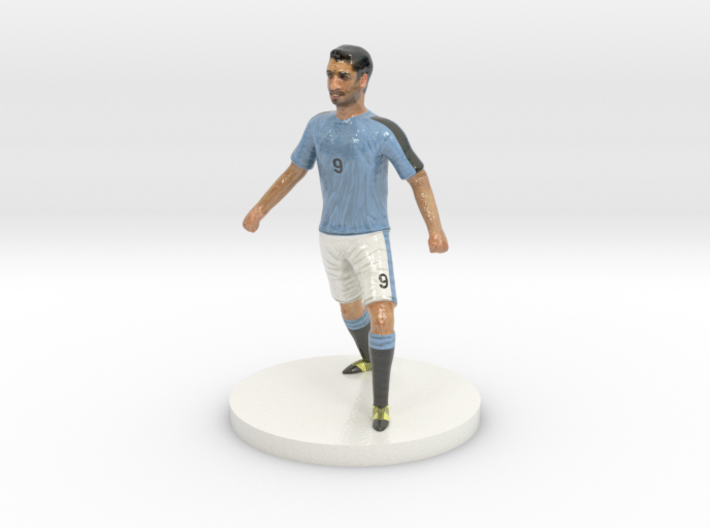 Uruguayan Football Player 3d printed
