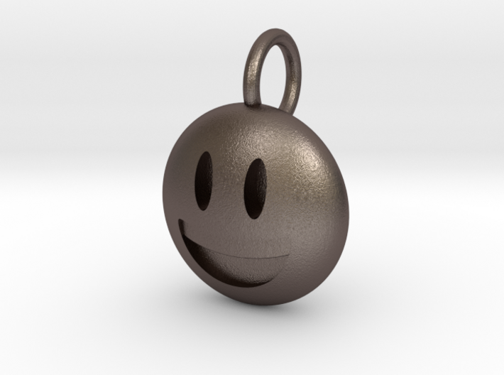 Smiley Dime Sized Emoji 3d printed