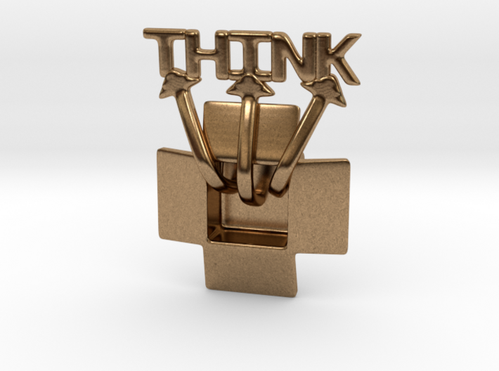 Think Outside The Box Pendant 3d printed