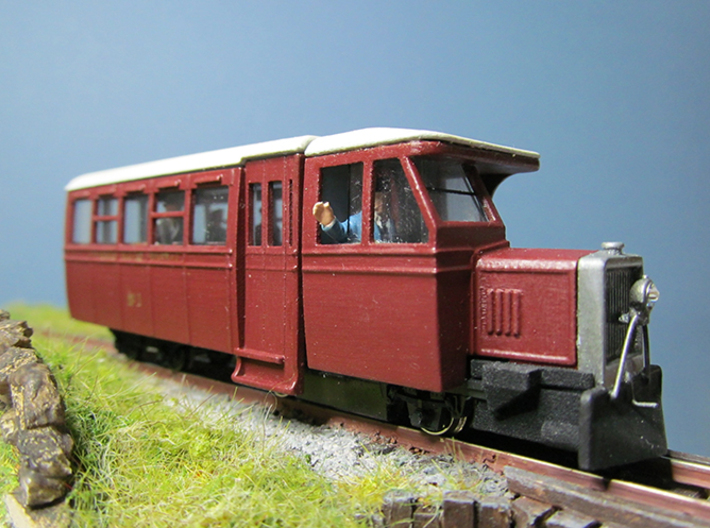 Railcar Interior (Part R-2) 3d printed 