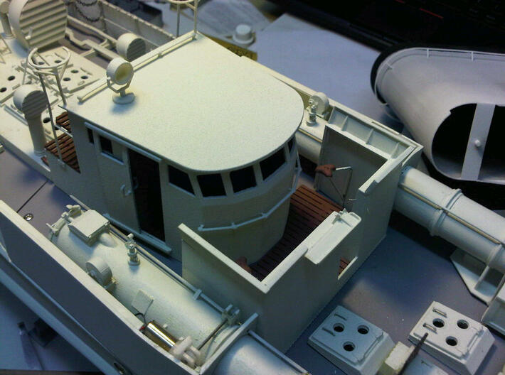 Kriegsmarine Schnellboot Steuerhaus S1 to 18 type 3d printed 