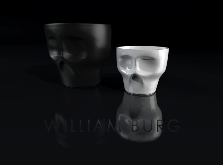 Skull Coffee Mug 3d printed 