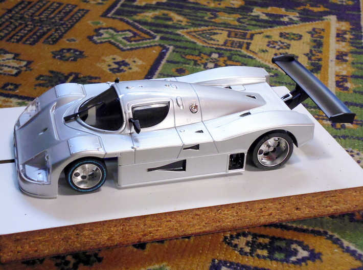 Slot car chassis for C9 1/28 3d printed 