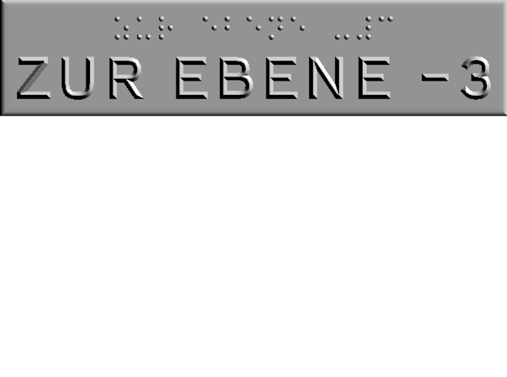 ZUR EBENE -3 3d printed