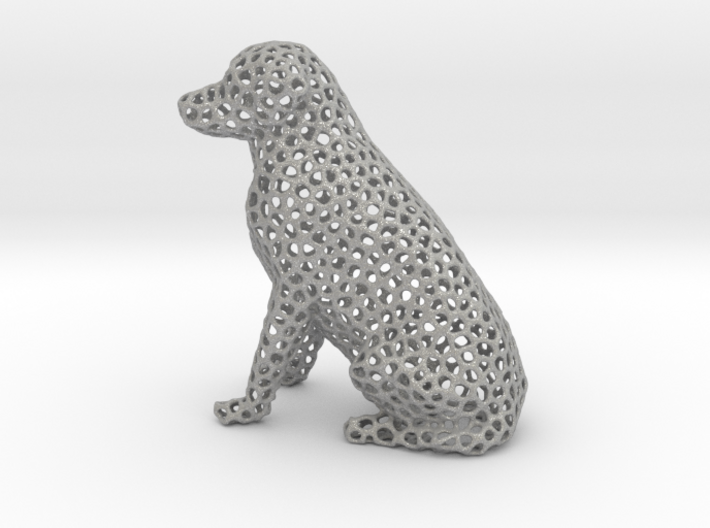 Voronoi Labrador Retriever Dog (Medium) 3d printed
