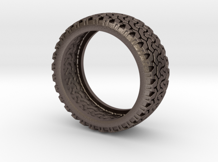 Tire Band ring 3d printed