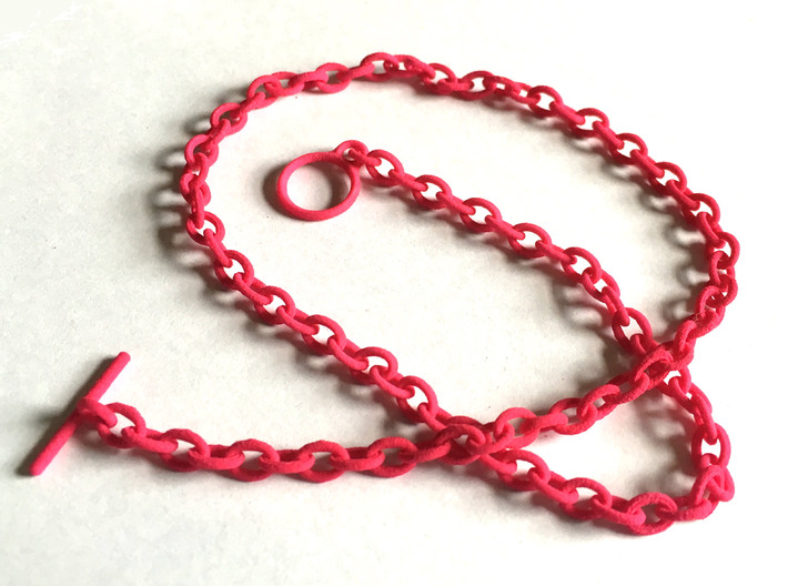 Basic Oval Chain - 16in 3d printed