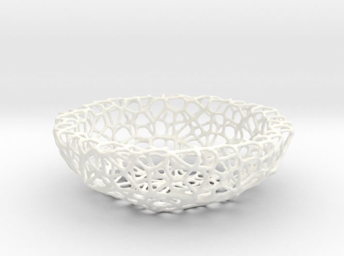 Little Bowl (15 cm) - Voronoi-Style #4 3d printed