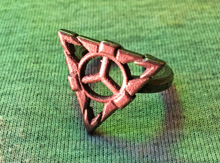 LIONESS RISING RING 7 3d printed 