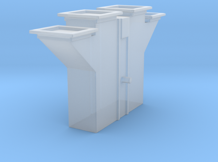 'N Scale' - Bucket Elevator-Boot 3x3mm 3d printed