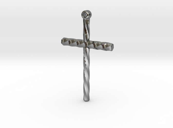 Twisted Cross 3d printed