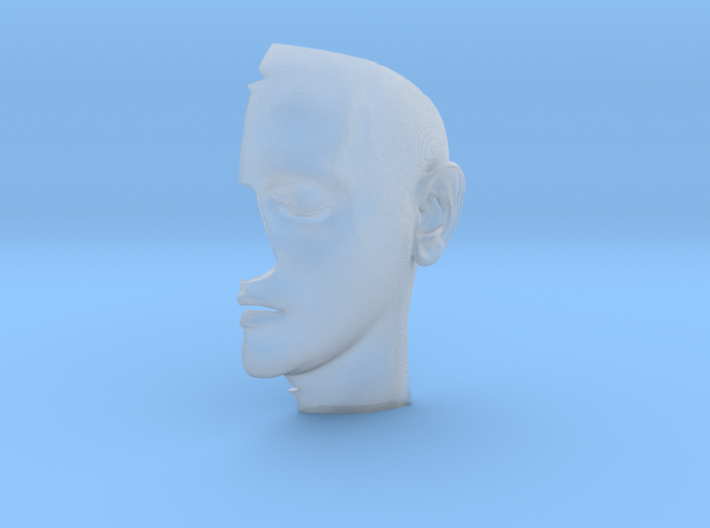 Subject 3f | Left Face 3d printed