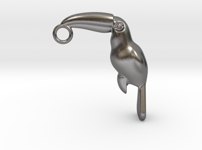 Brazilian Toucan Keychain Bottle Opener 3d printed