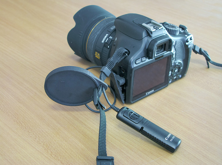 Holder for the camera lens cap . 3d printed