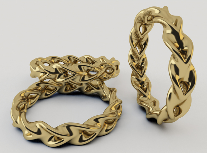 Optical Illusion Ring 3d printed 3D Render