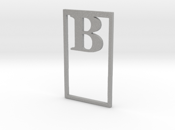 Bookmark Monogram. Initial / Letter B 3d printed