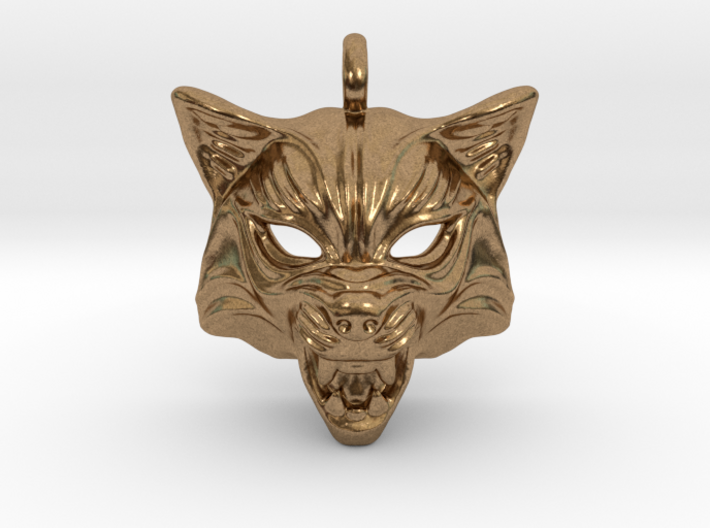 Fox Type 2 Small Pendant 3d printed