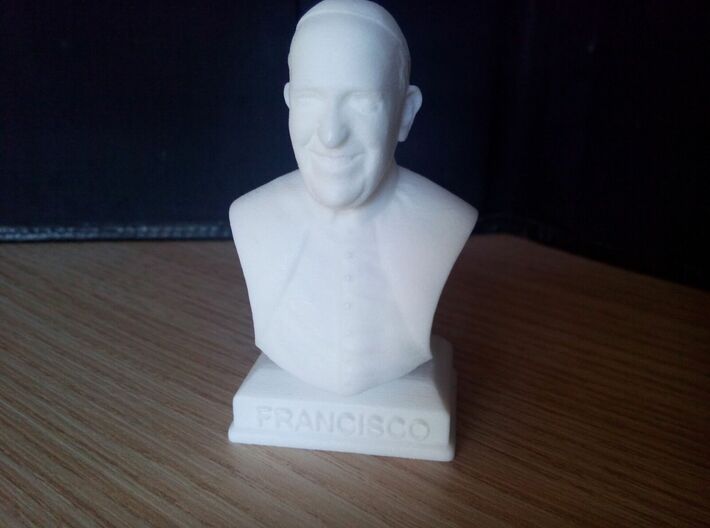 Pope Francis 3d printed 