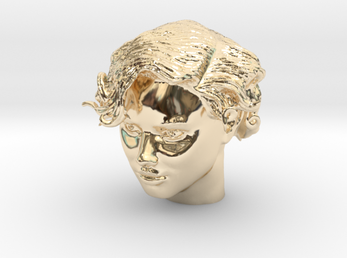 Adriana Lima Female Model Head Sculpt 3d printed