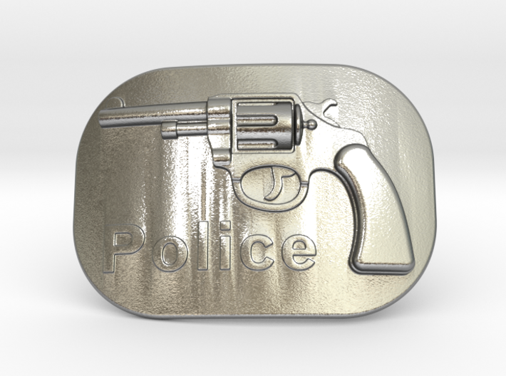 Colt Police Belt Buckle 3d printed