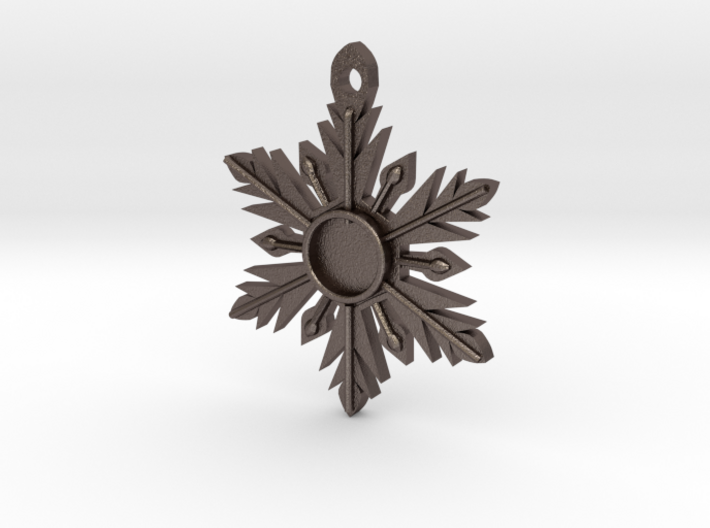 Once Upon a Time Snowflake Pendant 3d printed