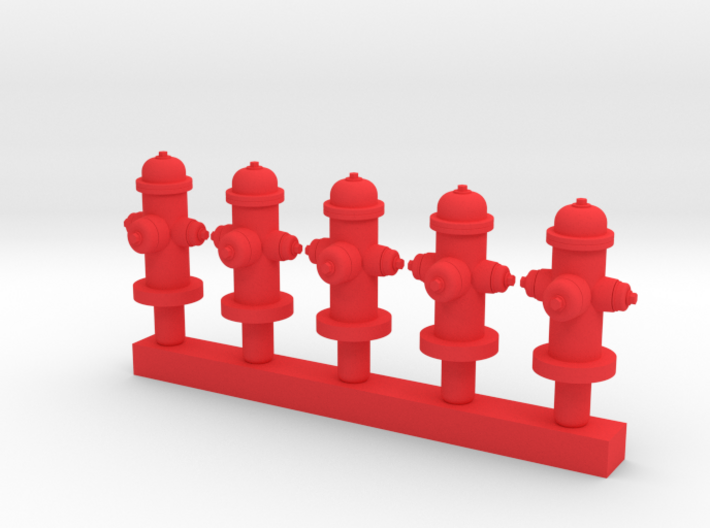 Fire Hydrant (5) [72-1] 3d printed