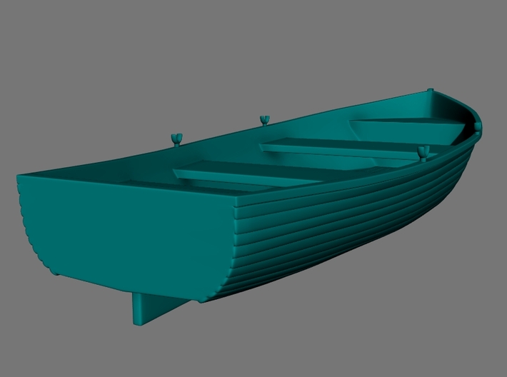 1/96 Wherry Life Raft Boat 3d printed 