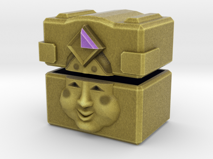 Gold Mask Box 3d printed